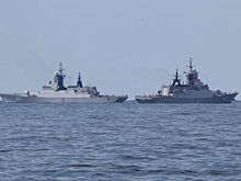 Видео: В Приморье отстрелялся корвет-невидимка "Совершенный"