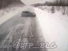 В соцсетях появилось видео смертельной аварии с большегрузом в Архаринском районе