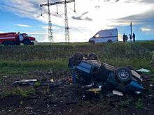 В Клявлинском районе ВАЗ перевернулся в кювет, есть пострадавший