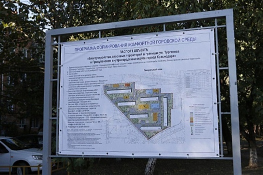 Администрация Краснодара объявила прием заявок на благоустройство придомовых территорий в 2018 году