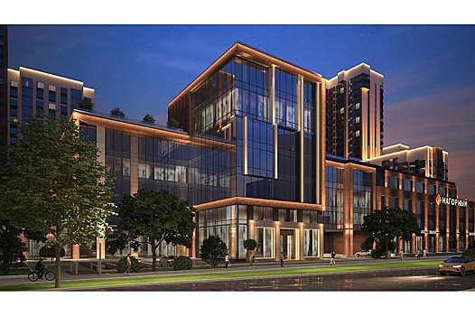 В ЖК «Нагорный» Екатеринбурга построили центральную парадную