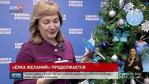 В Донском крае продолжается благотворительная акция &laquo;Елка желаний&raquo;