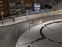 В Оренбурге полиция привлекла водителей за дрифт на кольце Мира