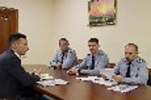 В УФСИН России по Курской области состоялась рабочая встреча заместителя начальника Управления Николая Семыкина и первого вице-президента Торгово-промышленной палаты региона Максима Митченко