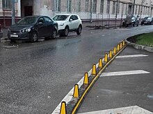 На опасном перекрестке в районе Аэропорт ликвидировали незаконную парковку