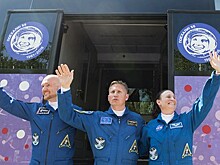 Экипаж "Союза" после стыковки перешел на борт МКС