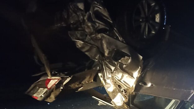 В Городищенском районе Hyundai упал с развязки на трассе М-5