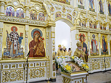 Патриарх Кирилл освятил новый храм в Норильске и посетил рудник «Скалистый»