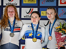 Яна Бурлакова завоевала золото чемпионата Европы по велоспорту на треке