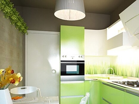 Цвет лайма: как сделать кухню яркой, но не вызывающей
