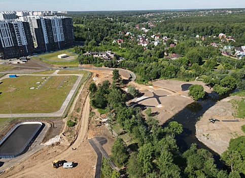 Благоустройство экопарка продолжается в поселении Десеновское