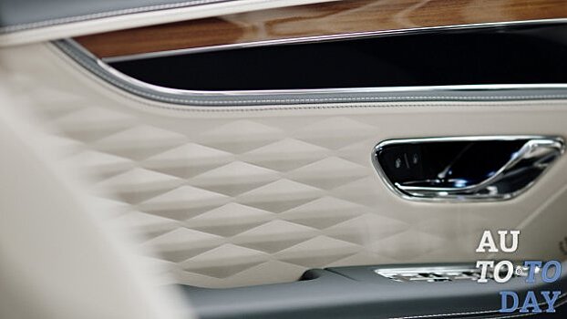 Bentley раскрывает текстурную кожаную обивку новой Flying Spur