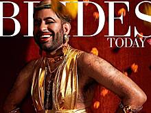 Обложка свадебного журнала с бородатым мужчиной в платье вызвала споры в сети