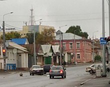 В Оренбурге на Рыбаковской ДТП: авто получили серьезные повреждения