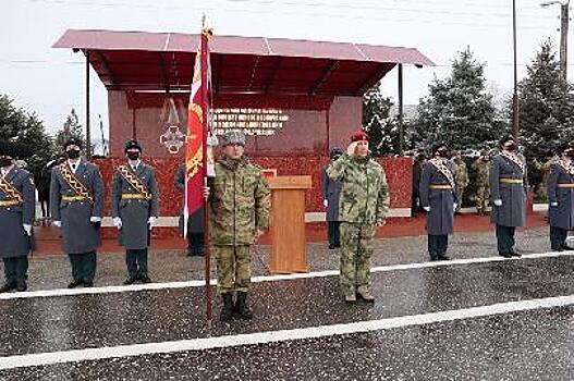 Грозненской бригаде войск национальной гвардии вручено Боевое знамя