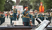 В Волгограде на площади Павших Борцов монтируют трибуны к 9 мая