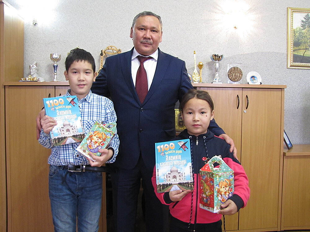 Маленькие герои из Кокшетау поедут на президентскую елку в Кремле