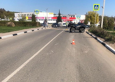 Квадроцикл перевернулся в Кондрово