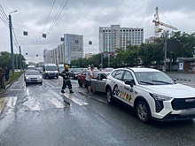 В Челябинске произошла авария с участием восьми автомобилей