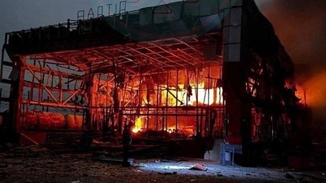 Уничтоженный "Геранями" вокзал Фастова сняли на видео