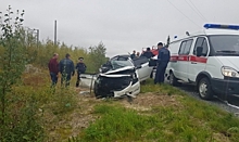 Спешка может привести к ДТП! На загородной трассе в аварию попала семья с детьми