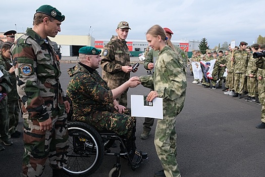В Курске прошёл кадетский триатлон «Юный спецназовец»