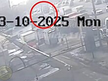 Момент аварии в Казани попал на видео