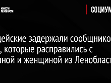 Полицейские задержали сообщников убийц, которые расправились с мужчиной и женщиной из Ленобласти