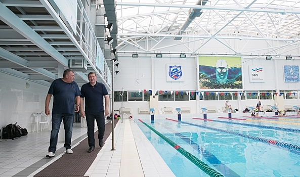 В Волгограде губернатор осмотрел базу олимпийской сборной РФ по плаванию