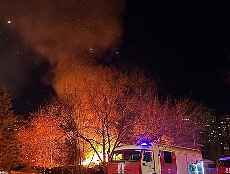 Женщина пострадала на пожаре на ул. Лукачева в Самаре
