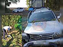 Воронежские полицейские помогли вытащить «Дастер» из кювета