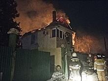 На трассе М-5 у Жигулевска сгорели вагончики ремонтников
