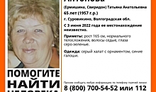 В Волгоградской области уже неделю разыскивают 65-летнюю женщину