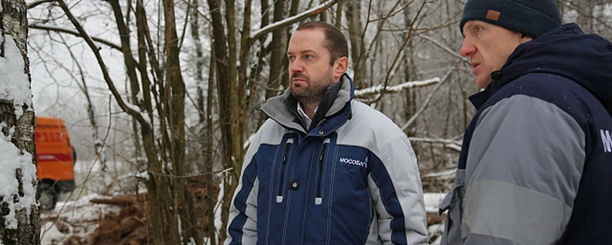 Гендиректор Мособлгаза проинспектировал строительство газопровода до ЖК «Лесобережный»