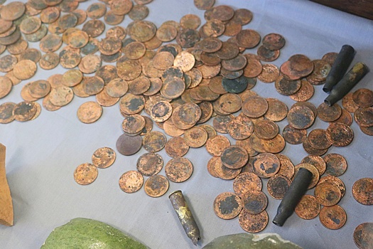 В Севастополе нашли клад монет, спрятанных в годы революции