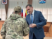 В Новочеркасске вручили госнаграды бойцам бригады БАРС-18