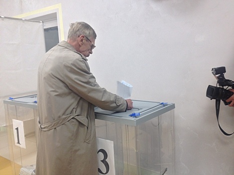 Максим Решетников и Олег Постников проголосовали на выборах губернатора Пермского края