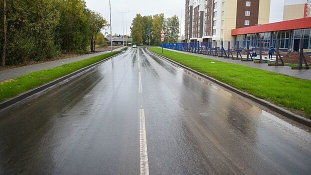 На улице Торфяной завершен ремонт дороги