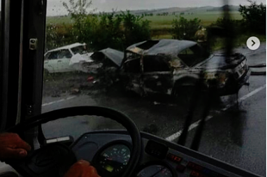 В Красноярском крае жёсткое ДТП на трассе М-54