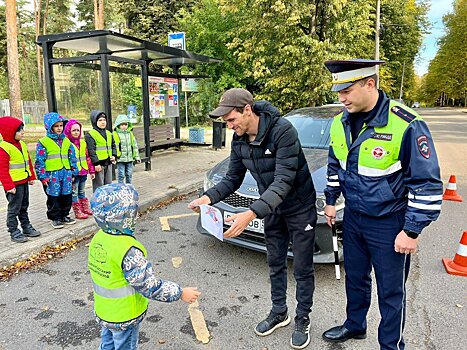 В Пушкинском округе прошла акция «Я - пешеход»