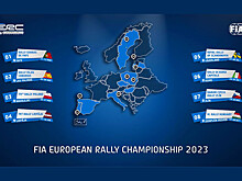 FIA опубликовала карту чемпионата Европы по ралли без Крыма в составе Украины
