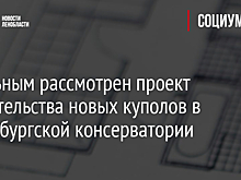 Смольным рассмотрен проект строительства новых куполов в Петербургской консерватории