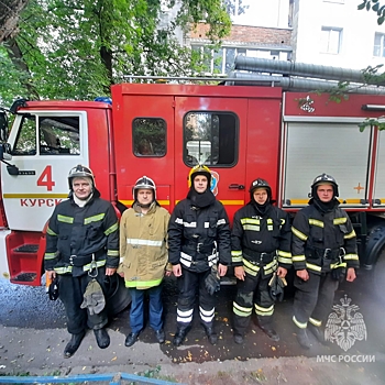 В Курске на пожаре спасли 16 человек