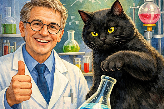 Открытка и поздравления с Днём российской науки