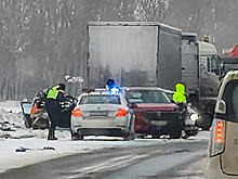 Пенсионер спровоцировал тройное ДТП на трассе под Новосибирском