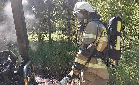 В Набережных Челнах мужчина погиб при возгорании автомобиля