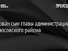 Арестован сын главы администрации Ломоносовского района