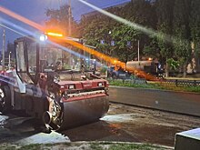 В Курске ремонтируют дорогу на улице 50 лет Октября