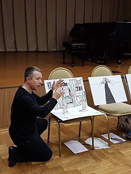 Маленькие художники приняли участие в интерактивном спектакле