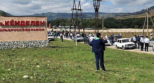 В Кабардино-Балкарии шестой день идут беспорядки
